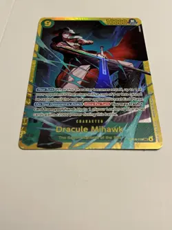 Dracule Mihawk Secret (SEC) OP14-119 The Azure Sea's Seven English Foil - Image 3