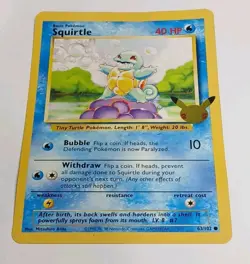 Pokemon Card Squirtle 63/102 Celebrations 25th Anniversary JUMBO - Image 1