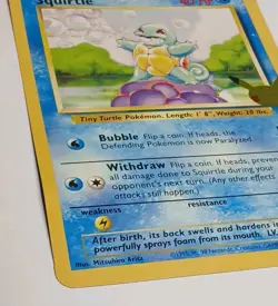 Pokemon Card Squirtle 63/102 Celebrations 25th Anniversary JUMBO - Image 3