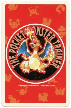 1996 Gloom Queen of Diamonds Pokemon Red Charizard Playing Card Japan - Image 3