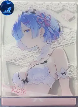 Genki Parade 2 MR Rem Acrylic Card Goddess Story Waifu - Image 1