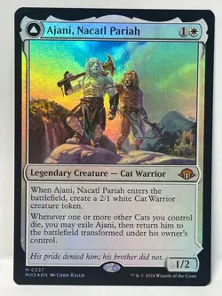 MTG Ajani, Nacatl Pariah / Ajani, Nacatl Avenger 237 FOIL - NM - Image 1