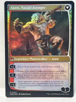 MTG Ajani, Nacatl Pariah / Ajani, Nacatl Avenger 237 FOIL - NM - Image 2