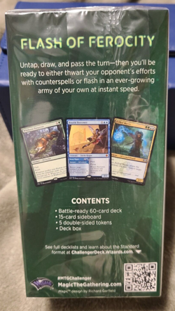 MTG Magic Flash of Ferocity Challenger Deck 2020 New Factory Sealed - Image 2