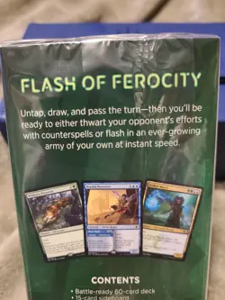 MTG Magic Flash of Ferocity Challenger Deck 2020 New Factory Sealed - Image 3
