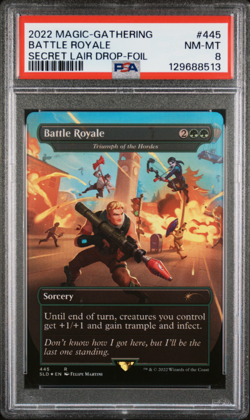 PSA 8 MTG Battle Royale Foil #445 Secret Lair Drop 2022 Triumph Of The Hordes NM - Image 1