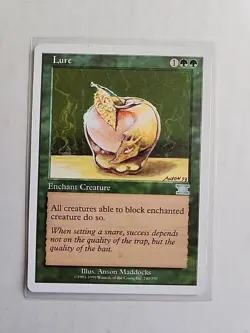 Lure - Sixth Edition - MP - MTG Magic - Uncommon - Green Enchant Creature - Image 1