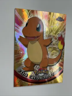 Charmander #4 2000 Topps Spectra Chrome Series 1 Pokemon Card Mint Condition - Image 3