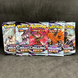 Pokemon TCG - Chilling Reign Booster Pack Art Set (5 Packs) - New/Sealed 820650808463 - Image 1