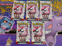 (5) EMPTY Pokemon TCG 151 Empty S&V Booster Packs MEW Artwork Wrappers NO Cards - Image 3