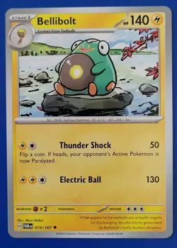 Pokemon TCG Twilight Masquerade: Bellibolt (074/167) - Uncommon - Near Mint - Image 1