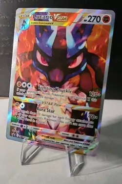Pokemon TCG Lucario VSTAR SWSH291 Black Star Promo Near Mint - Image 1