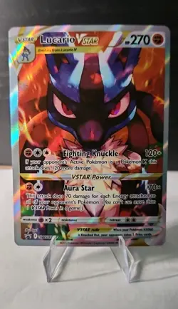 Pokemon TCG Lucario VSTAR SWSH291 Black Star Promo Near Mint - Image 2