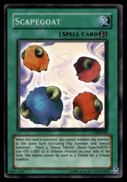 SCAPEGOAT SDJ-041 SUPER RARE STARTER DECK: JOEY YU-GI-OH - Image 1