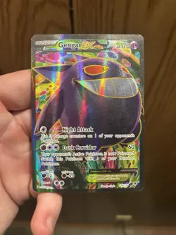 Pokemon Gengar EX Full Art Holo Rare Card 114/119 XY-Phantom Forces 2014 - Image 3