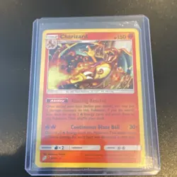 Pokemon Charizard 14/181 Sm-Team Up Reverse Holo Rare Roaring Resolve Card - Image 1
