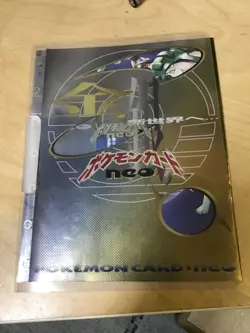 3 POKEMON NEO GENESIS PROMO SET NO CARDS JAPANESE EMPTY BINDER SLEEVE - Image 2