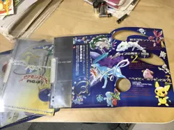 3 POKEMON NEO GENESIS PROMO SET NO CARDS JAPANESE EMPTY BINDER SLEEVE - Image 3