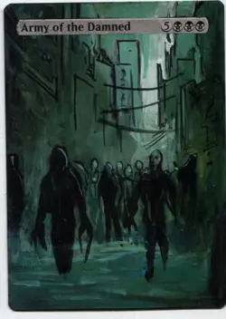 Army of the DamnedAltered Art Mtg Hand Painted Card Commander - Image 1