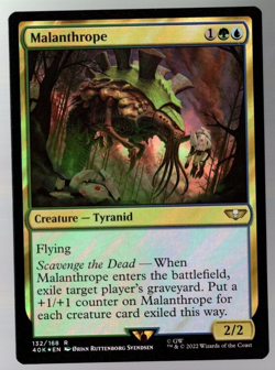 Malanthrope 132/168 Rare Surge Foil Warhammer 40K MTG Near Mint - Image 1