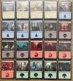 Basic Land (100) Set - Ravnica: Clue Edition MTG Magic the Gathering - Image 1