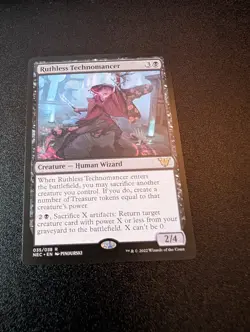 Ruthless Technomancer: MtG Magic the Gathering Neon Dynasty Commander Rare - Image 1