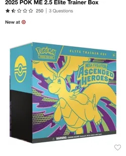 Pokemon TCG Ascended Heroes ME2.5 Elite Trainer Box Case of 4 ETB PRESALE - Image 1