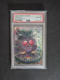 2000 Topps Chrome Pokemon Venonat #48 PSA 10 Gem Mint - Image 1