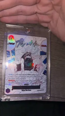 Bandai One Piece ccg Gear Two (Alternate Art) - A Fist of Divine Speed (OP11) - Image 1