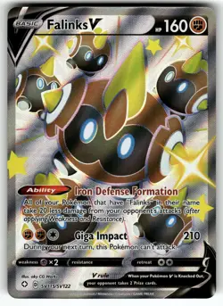 Falinks V SV115/SV122 Shining Fates: Shiny Vault NM Pokemon Card TCG - Image 1