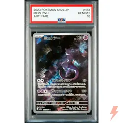 PSA 10 GEM Mewtwo AR 183/165 SV2a Pokemon Card 151 Pokemon Card Japanese 2023 - Image 1