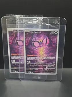 Pecharunt 129 Sv: Scarlet & Violet PC Stamp and Reg Promo Cards Holo SEALED - Image 1