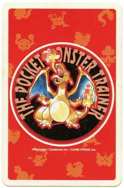 1996 Bulbasaur Ace of Diamonds Pokemon Red Charizard Playing Card Japan Original - Image 3