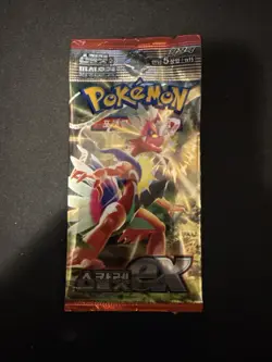 Pokemon Card Scarlet ex sv1S NEW SEALED Korean Booster Pack (Scarlet & Violet) - Image 1