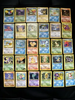 Vintage Pokemon Card Lot (1995-2000) 30 Cards Total - Image 1
