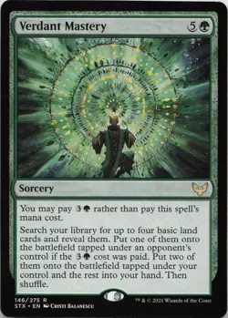Verdant Mastery R Strixhaven: School of Mages 146 LP-NM - Image 1