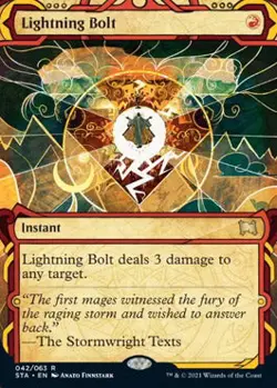 Lightning Bolt (Foil Etched) [Strixhaven: School of Mages Mystical Archive] - Image 1