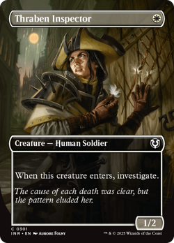 Thraben Inspector (Borderless) [Innistrad Remastered] Foil Near Mint - Image 1