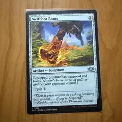 Swiftfoot Boots - N/M - Tarkir Dragonstorm - MTG Magic The Gathering Card - Image 1