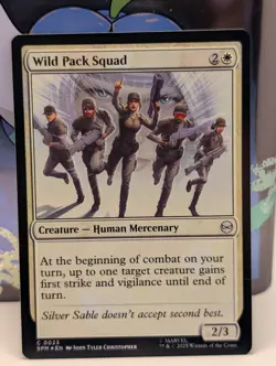 FOIL - MTG Magic the Gathering Wild Pack Squad (23/314) Marvel's Spider-Man - NM - Image 1