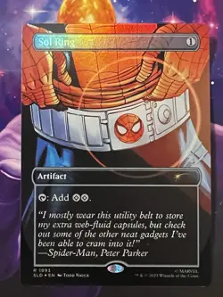 MTG | Sol Ring (1993) [Secret Lair Spiderman] ✨FOIL✨ - Image 1