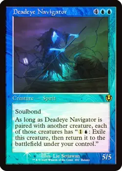 Deadeye Navigator Retro Frame Foil English Mtg Magic (Mint-Nm) - Image 1