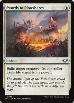 Swords to Plowshares U Commander: Edge of Eternities 45 NM MTG - Image 1