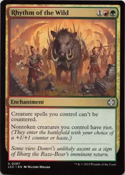 Rhythm of the Wild U Commander: The Lost Caverns of Ixalan 287 NM MTG - Image 1