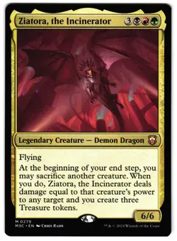 Ziatora, the Incinerator 279 - NM - Commander: Modern Horizons 3 Normal M - Image 1