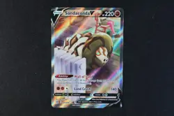 Sandaconda V 252/264 Holo Shiny Pokemon TCG Card Fusion Strike 2021 NEAR MINT - Image 1
