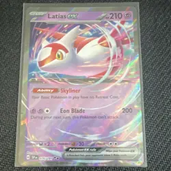 Pokemon Latias ex 076/191 Holo Double Rare Full Art Sv08 Surging Sparks English - Image 1
