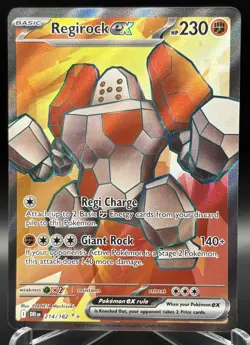 Regirock ex 214/182 Ultra Rare - Destined Rivals - NM✨- Pokemon TCG - Image 1
