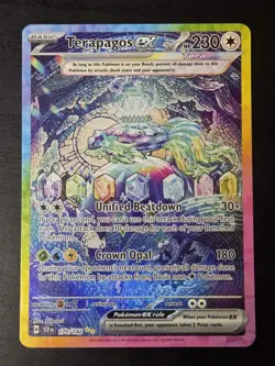 Terapagos EX 170/142 - Stellar Crown - Special Illustration Rare - Pokemon - Image 1