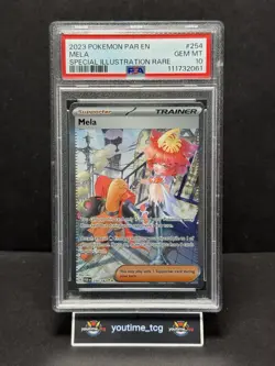 2023 Pokemon Par En-Paradox Rift Special Illustration Rare Mela #254 PSA 10 - Image 1
